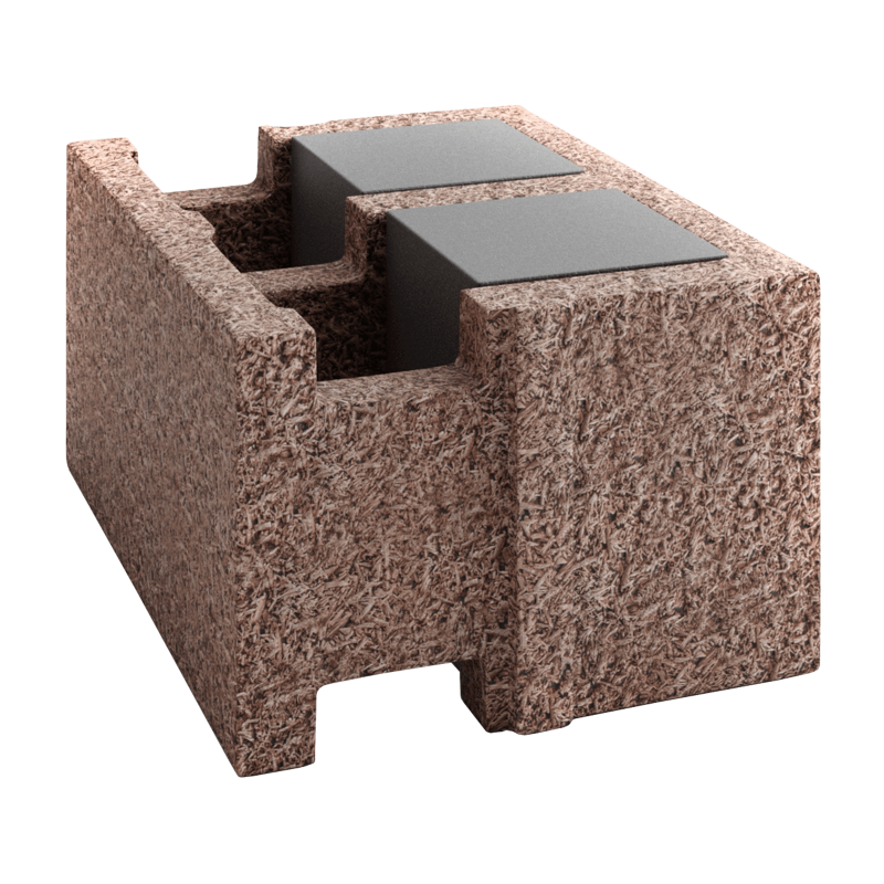 Durisol element with DSS insulation 37.5/12 L