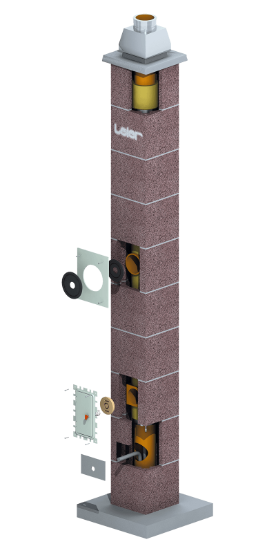 Multikeram LAS chimney system