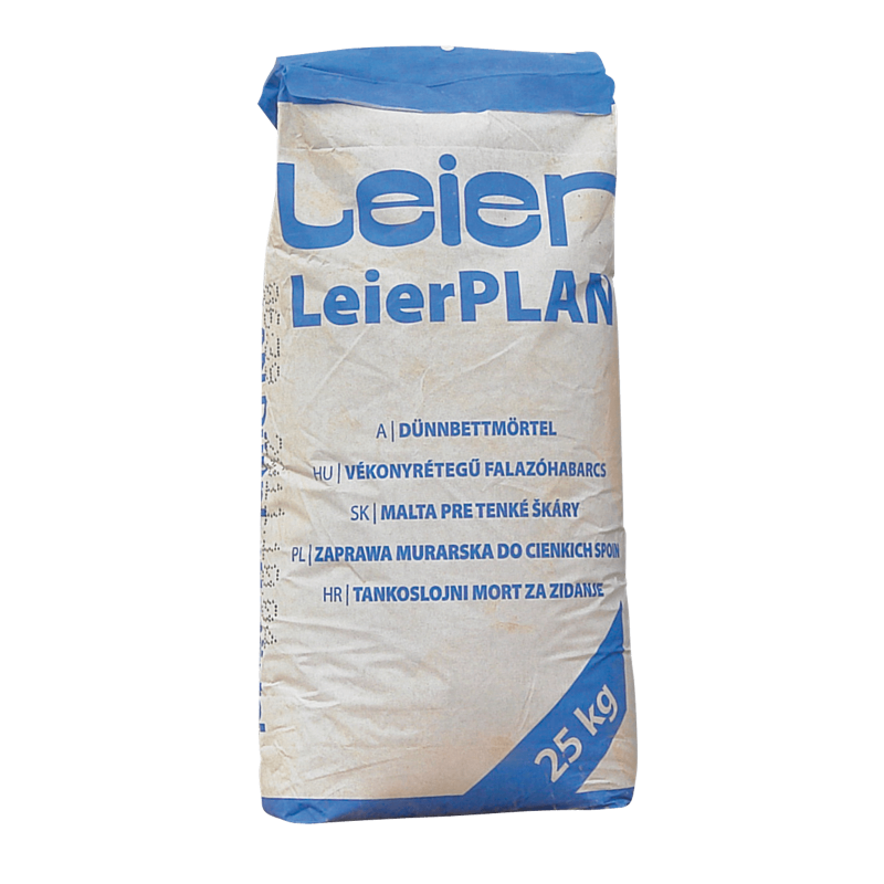 Leierplan thin joint mortar