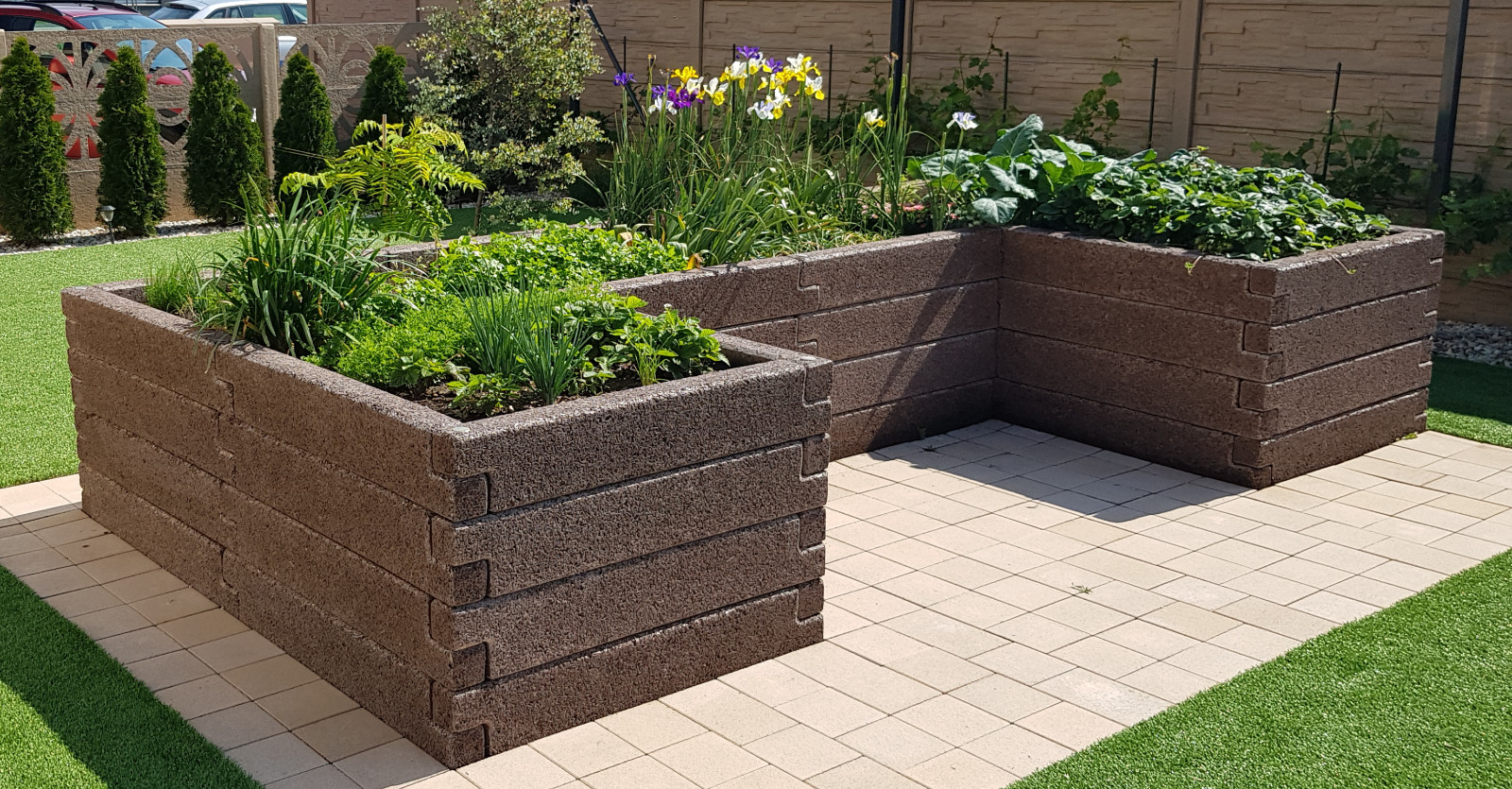 Durisol vysoký záhon U1