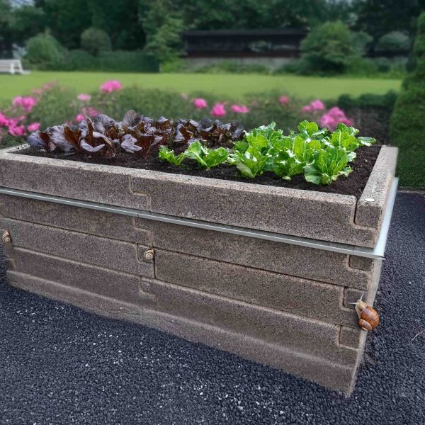 Zábrana proti slimákom pre Durisol vysoký záhon