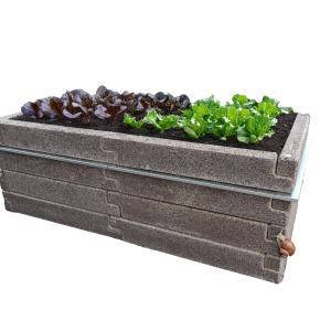 Zábrana proti slimákom pre Durisol vysoký záhon